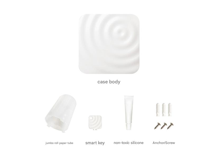 Siilk Interfolded Tissue Dispenser Black Description 2