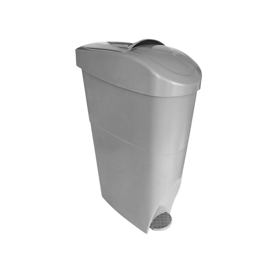 18L Sanitary Pedal Disposal Bin Gray | Hospeco
