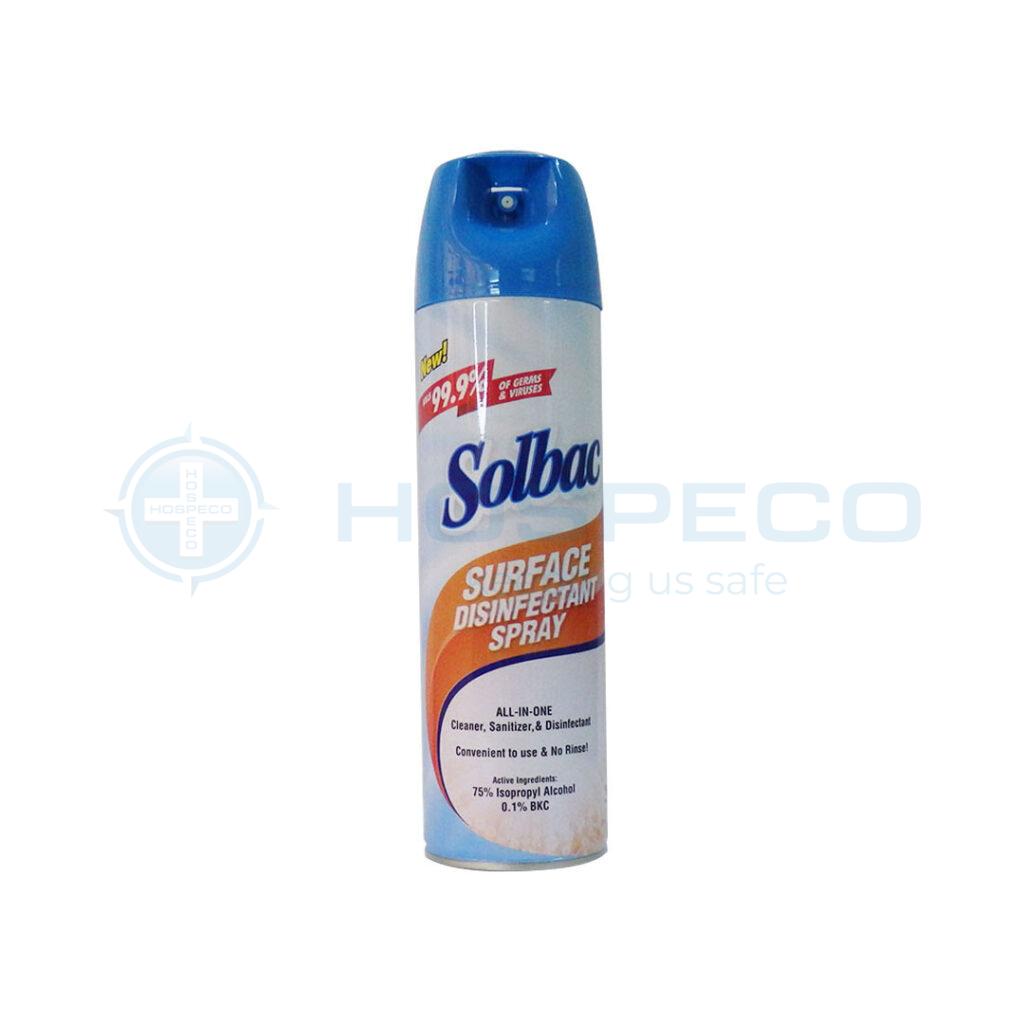 Solbac Surface Disinfectant Spray 500 ml | HOSPECO | Hospeco
