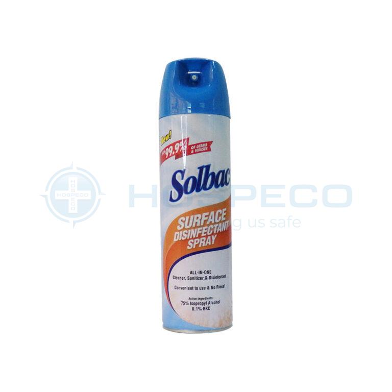 Solbac Surface Disinfectant Spray 500 ml | HOSPECO | Hospeco