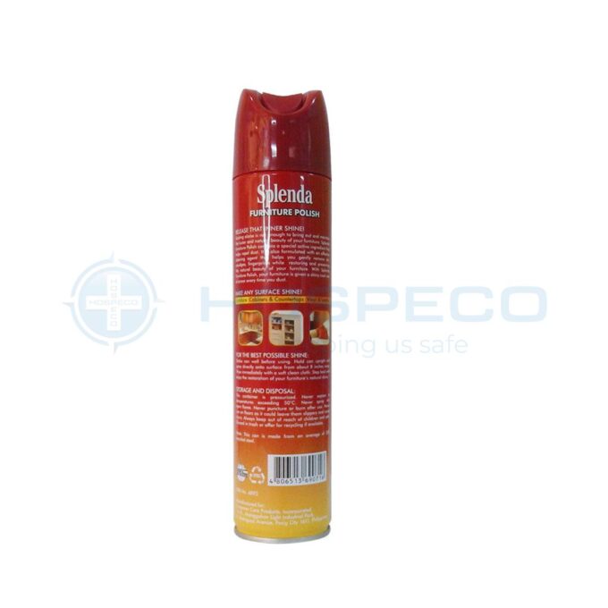 Splenda Furniture Polish Lemon Scent 330 ml | HOSPECO